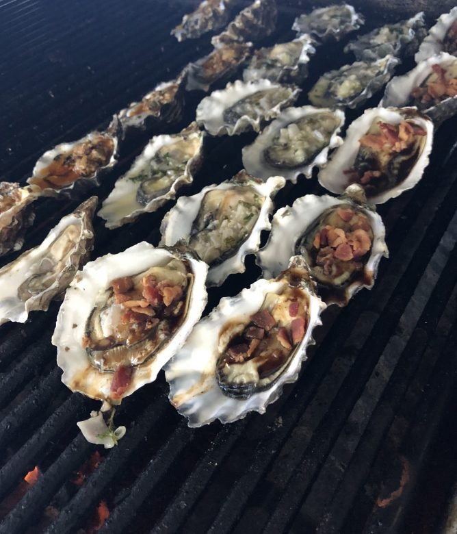 Grilled Oysters