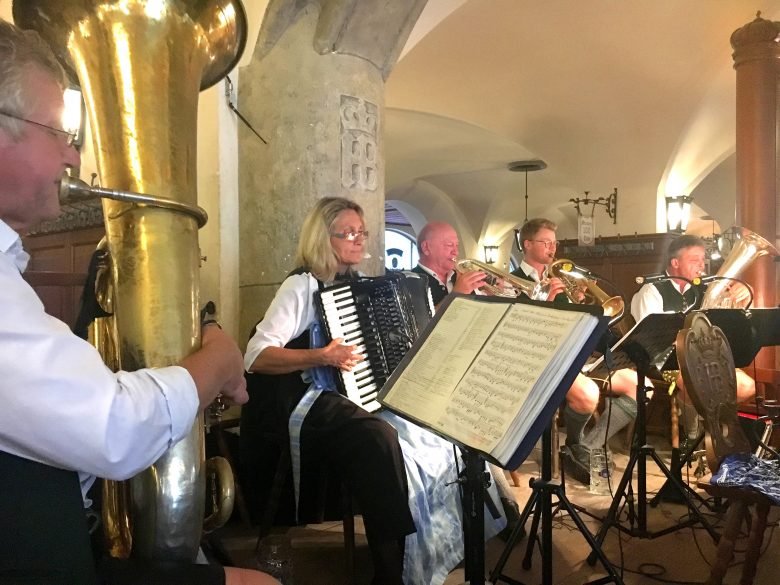 The Band Playing at Hofbrauhaus