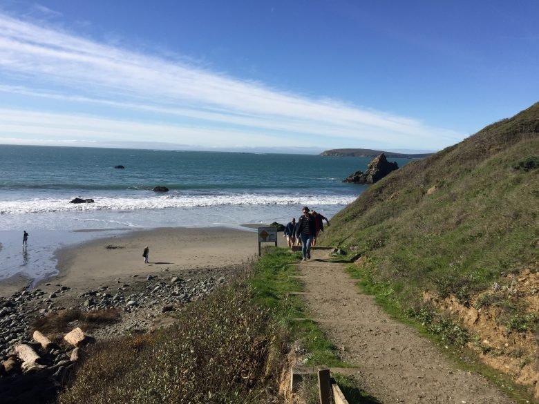 Beach Destination from Pinnacle Gulch Trail