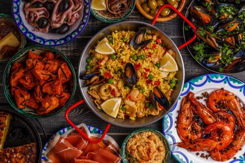 Typical Spanish tapas